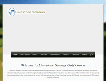 Tablet Screenshot of limestonesprings.com